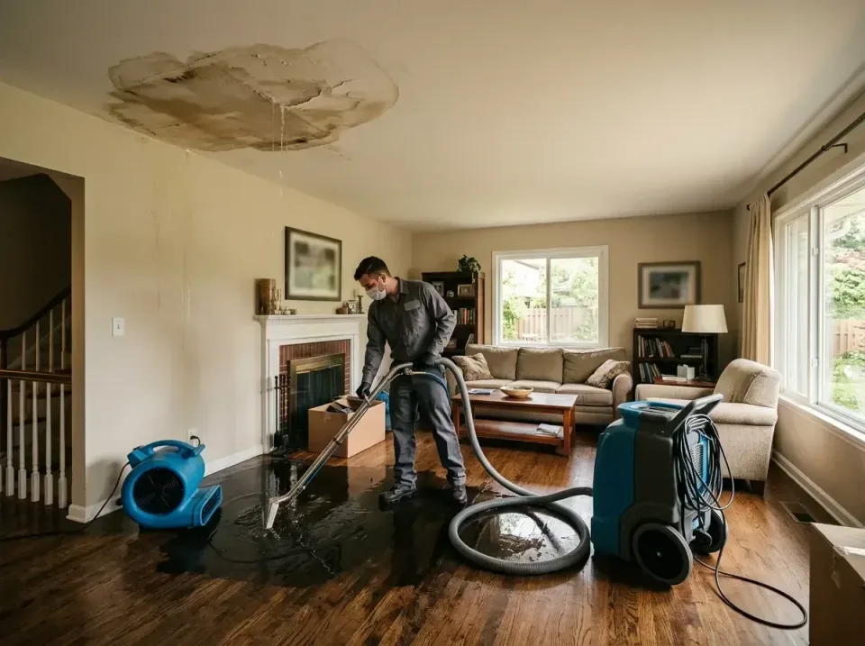 attic-pipe-burst-ceiling-drip-008 — frequently asked questions, Water Damage Restoration & Carpet Care in Bergenfield, NJ